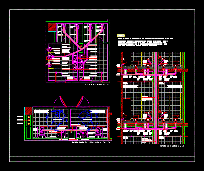 Ba Os Detalles DWG Block For AutoCAD Designs CAD