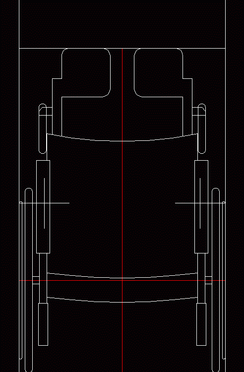 Wheelchair Symbol Cad Block