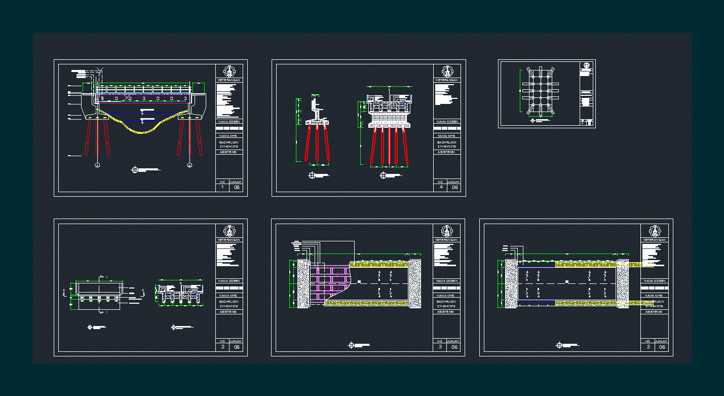 Concrete Bridge DWG Block For AutoCAD Designs CAD