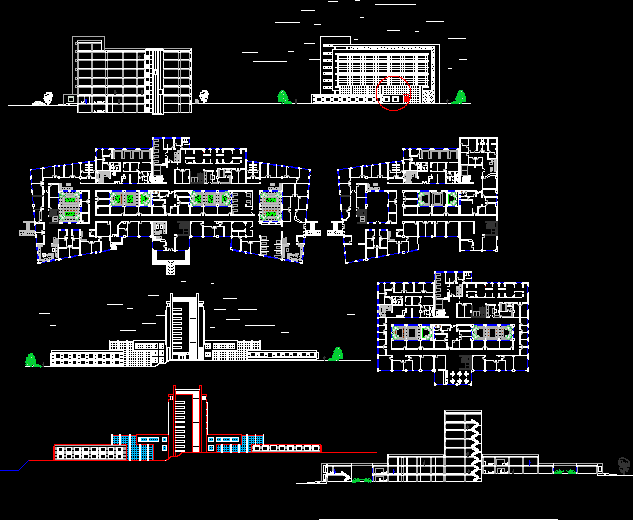 General Hospital DWG Full Project For AutoCAD Designs CAD