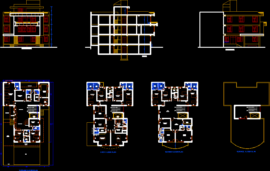 Hospitals Dwg Block For Autocad Designs Cad