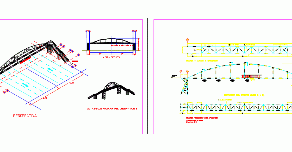 Metal Bridge Dwg Block For Autocad Designs Cad