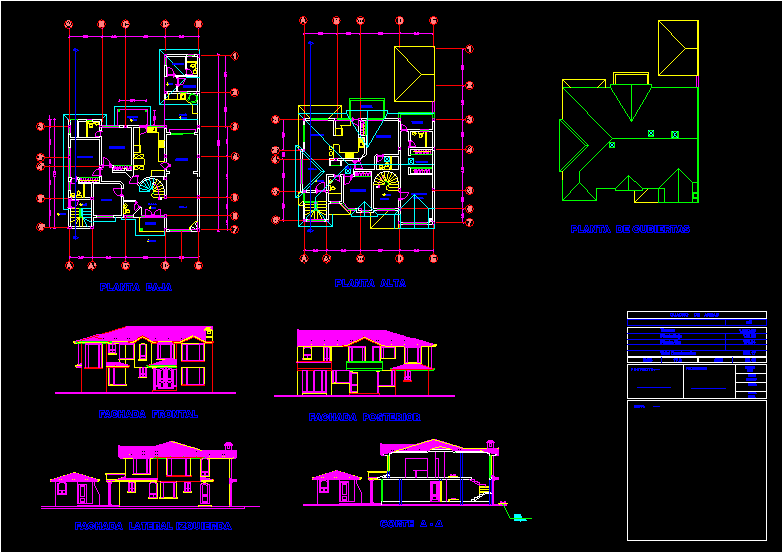 Home DWG Block For AutoCAD Designs CAD