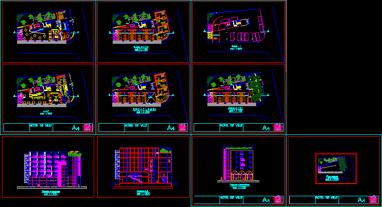 Hotel Dwg Block For Autocad Designs Cad