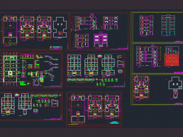 Multi 3 Levels DWG Full Project For AutoCAD Designs CAD