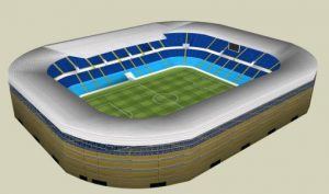 Monumental Stadium D Skp Model For Sketchup Designs Cad