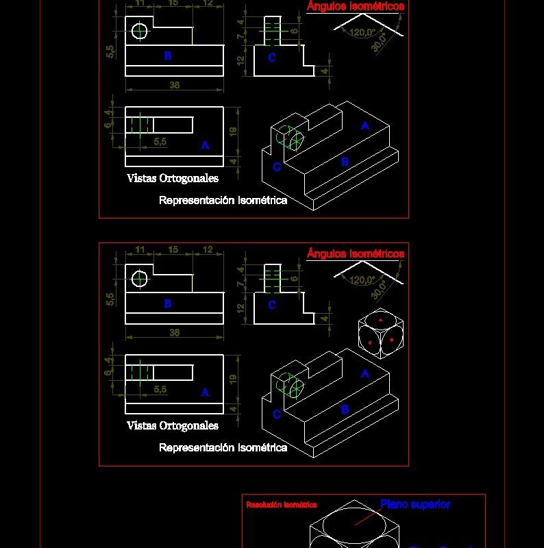 Isometric Drawing DWG Block For AutoCAD Designs CAD