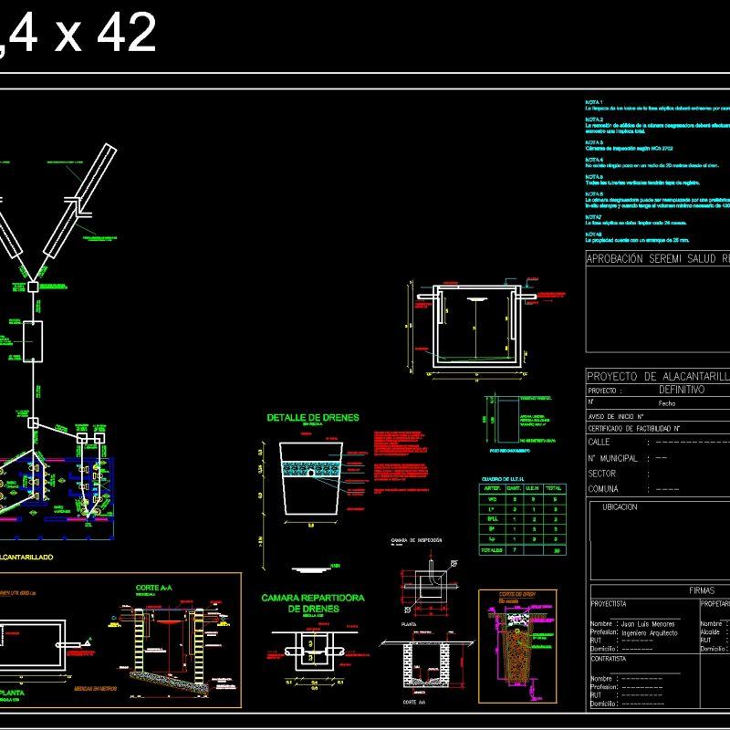 Particular Sewer Project Dwg Full Project For Autocad Designs Cad