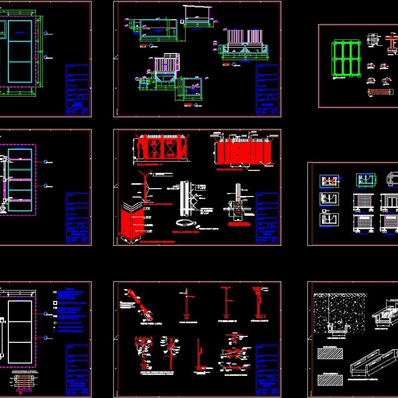 Plant Treatment Effluent Waters Dwg Block For Autocad Designs Cad