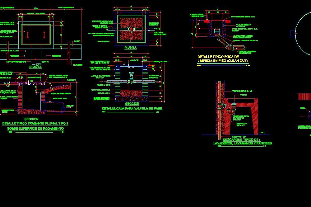 Sanitary Installations Dwg Detail For Autocad Designs Cad