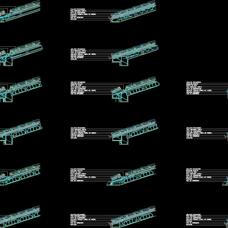 Roofs Details Dwg Section For Autocad Designs Cad