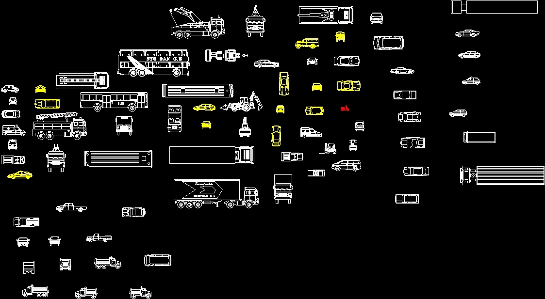 Cars D Dwg Block For Autocad Designs Cad