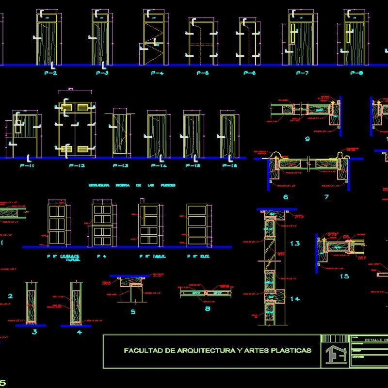 Metallic Carpentry Dwg Detail For Autocad Designs Cad