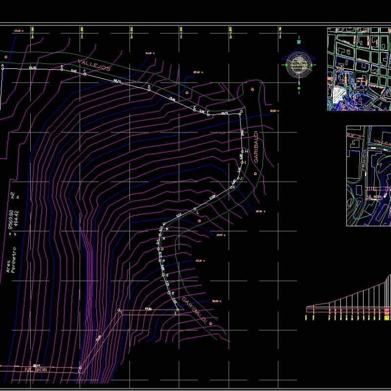 Plane Basic Topographic Dwg Section For Autocad Designs Cad