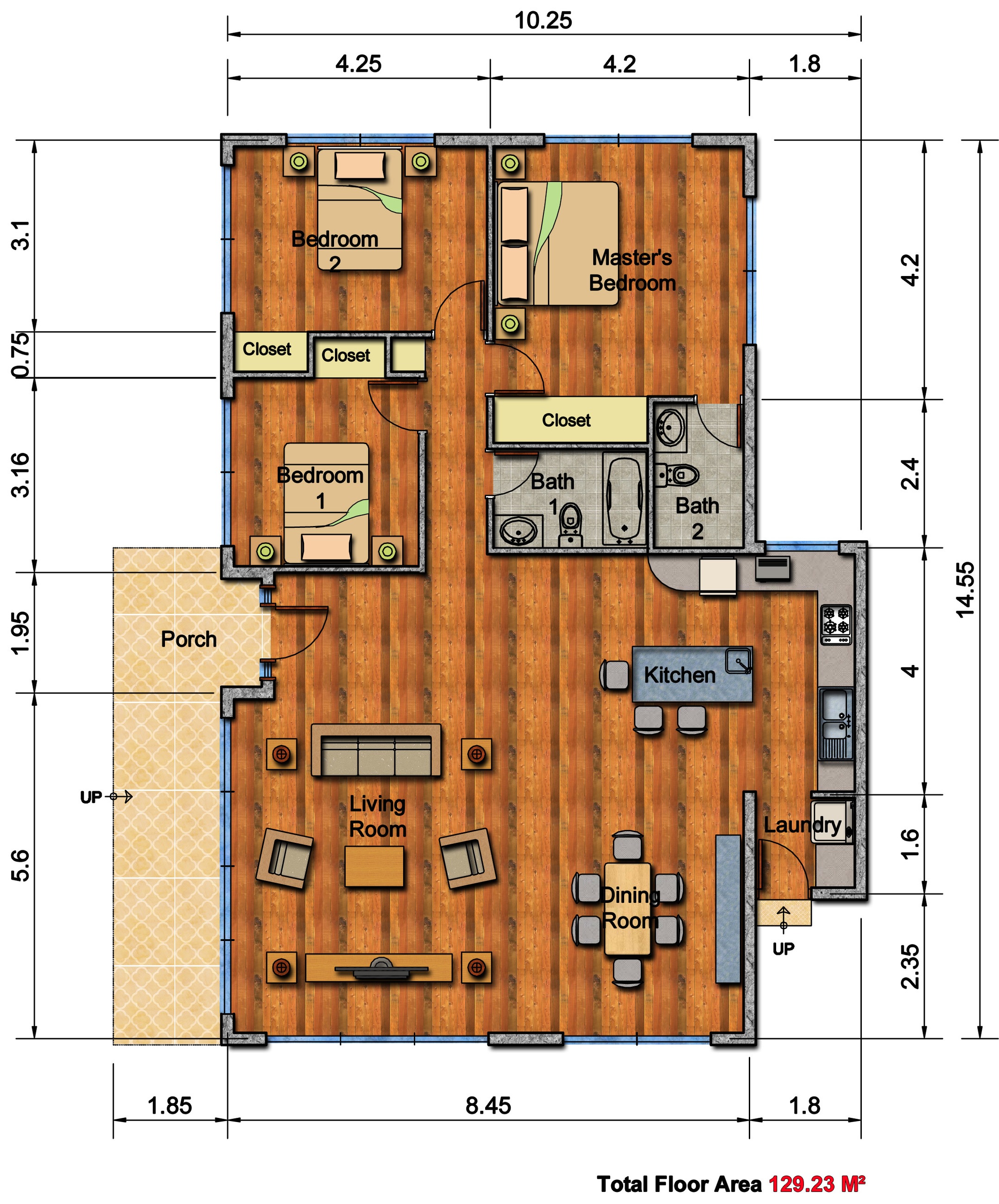 Bedrooms Dwg Block For Autocad Designs Cad