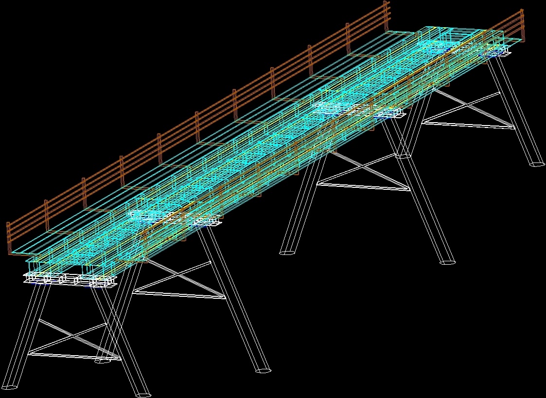 Bridge 3D DWG Model For AutoCAD Designs CAD