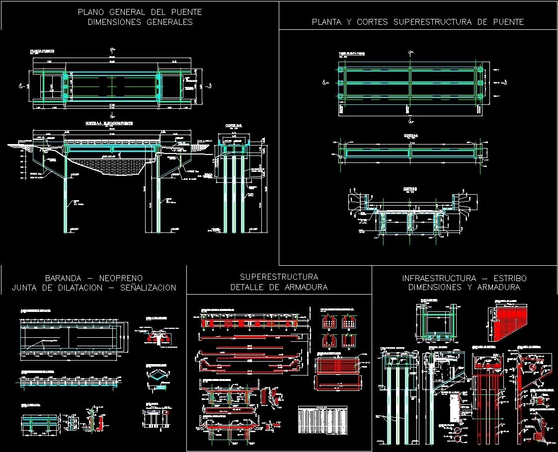 Bridge DWG Block For AutoCAD Designs CAD