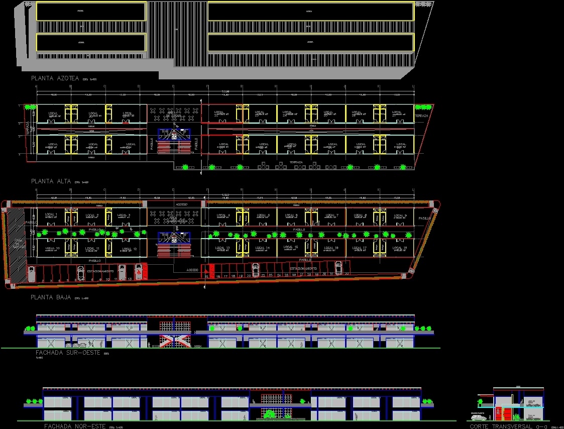 Commercial Plaza Dwg Block For Autocad Designs Cad