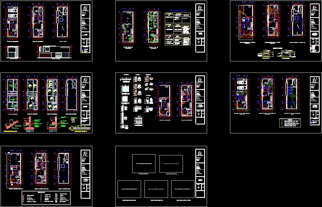 Proyecto Casa Habitaci N Dwg Block For Autocad Designs Cad