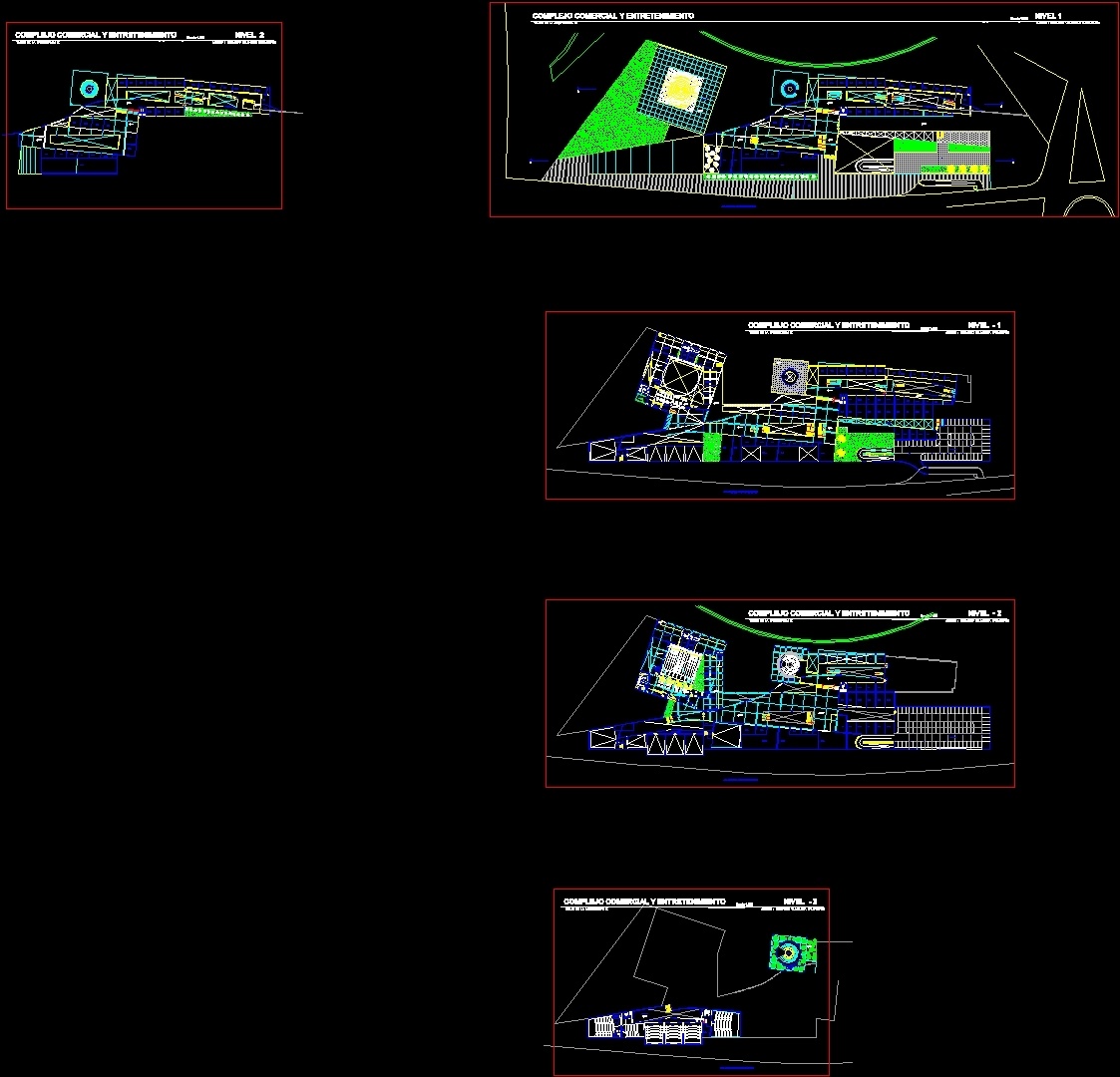 Shopping Center DWG Block For AutoCAD Designs CAD