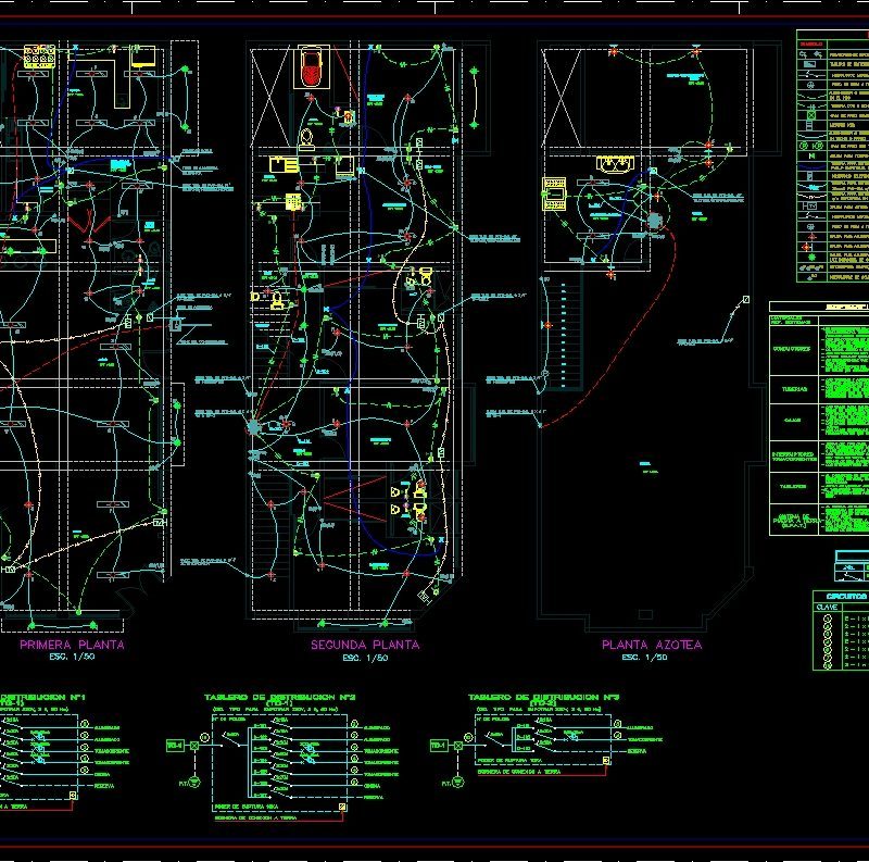 Electrical Installations Dwg Block For Autocad Designs Cad