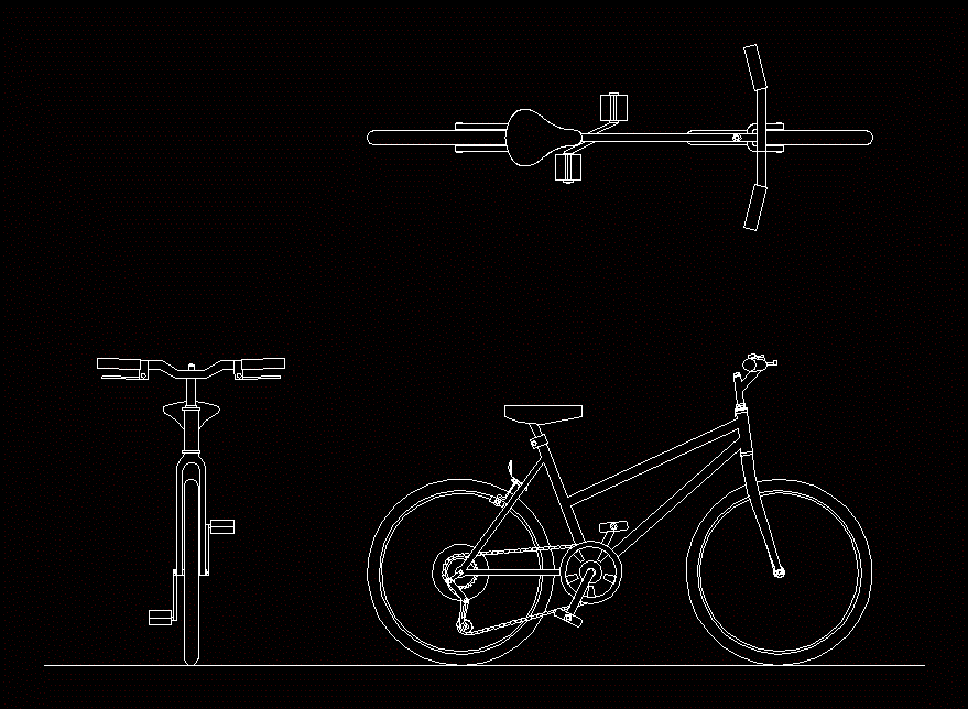 Bike Ride 2D DWG Plan for AutoCAD • Designs CAD