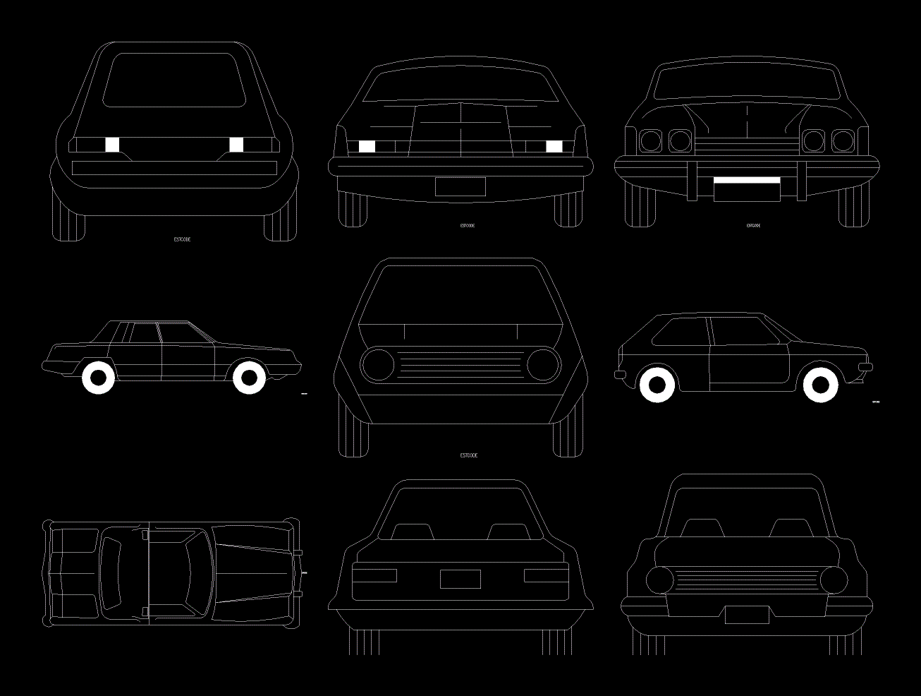 2d dwg. BMW 528 dwg. AUTOCAD 2d dwg. 2д машины для Автокад. Модель машины для автокада.