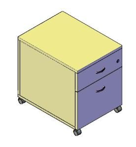 Archivador 3D DWG Model for AutoCAD