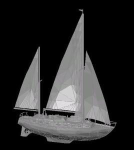 Boat 3D DWG Model for AutoCAD