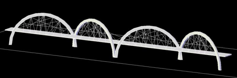 Bridge 3D DWG Model for AutoCAD