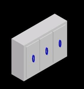 Cabinet 3D DWG Model for AutoCAD