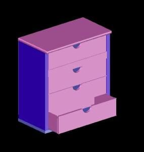 Cabinets 3D DWG Model for AutoCAD