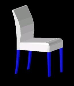 Chair 3D DWG Model for AutoCAD