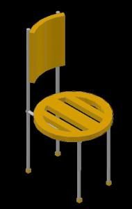 Chair 3D DWG Model for AutoCAD