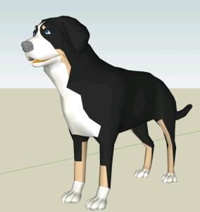 3d dog