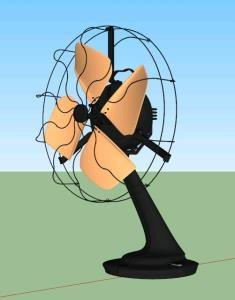 Fan 3D SKP Model for SketchUp