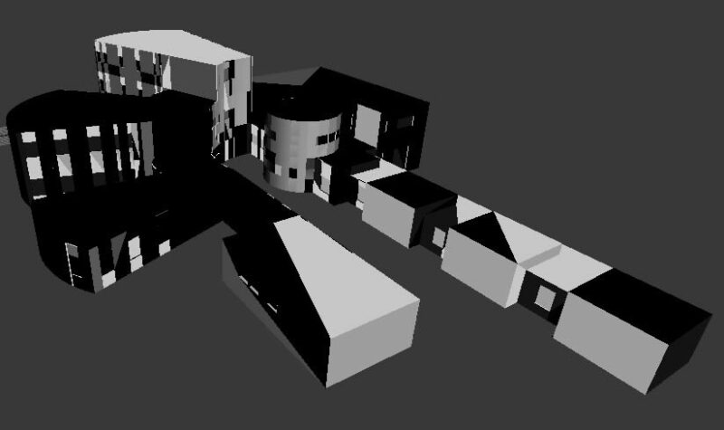 Hospital 3D DWG Model for AutoCAD
