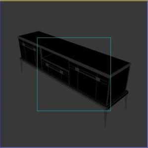 Lower Locker For Tv And Books 3D 3DS Model for 3D Studio Max