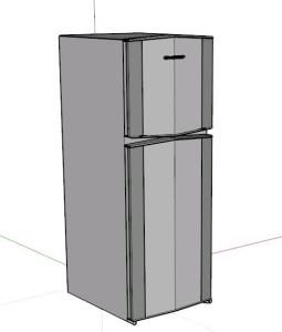 Refrigerator 3D SKP Model for SketchUp