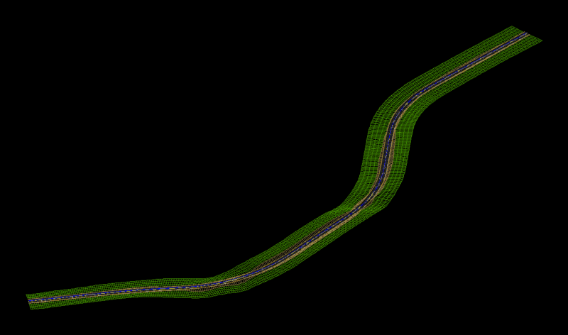 Road 3D DWG Model for AutoCAD