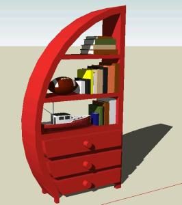 Shelf 3D SKP Model for SketchUp