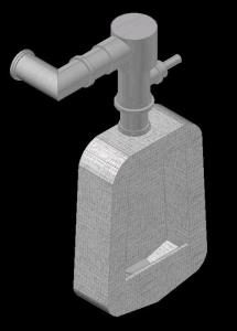 Urinals 3D DWG Model for AutoCAD