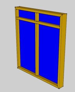 Window – 1500 X 1700 Mm 3D SKP Model for SketchUp