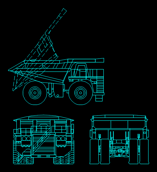797 Truck Hopper DWG Block for AutoCAD • Designs CAD