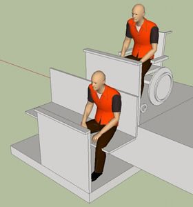 Accessibility For People With Disabilities 3D SKP Model for SketchUp