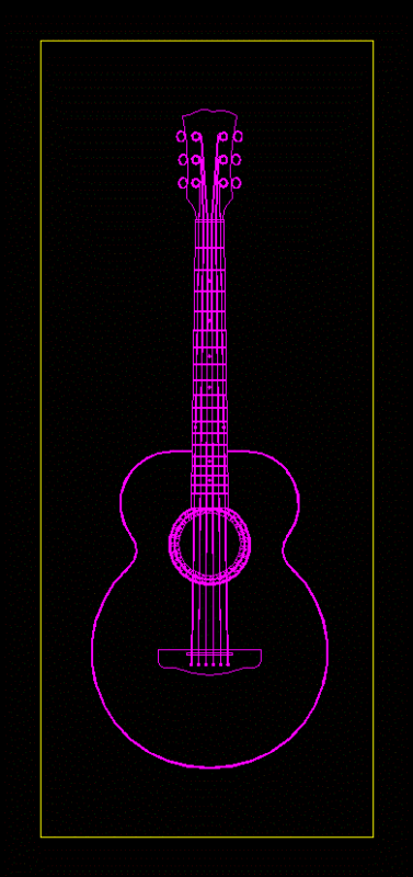 Acoustic 2D DWG Block for AutoCAD