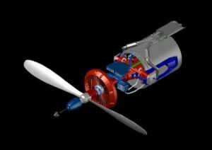 Aircraft Engine 3D DWG Model for AutoCAD • Designs CAD