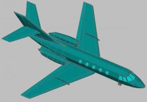 Airplane 3D DWG Plan for AutoCAD • Designs CAD