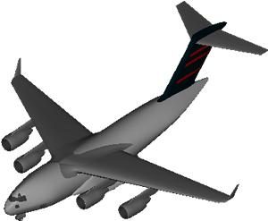 Airplane Md 17 DWG Plan for AutoCAD