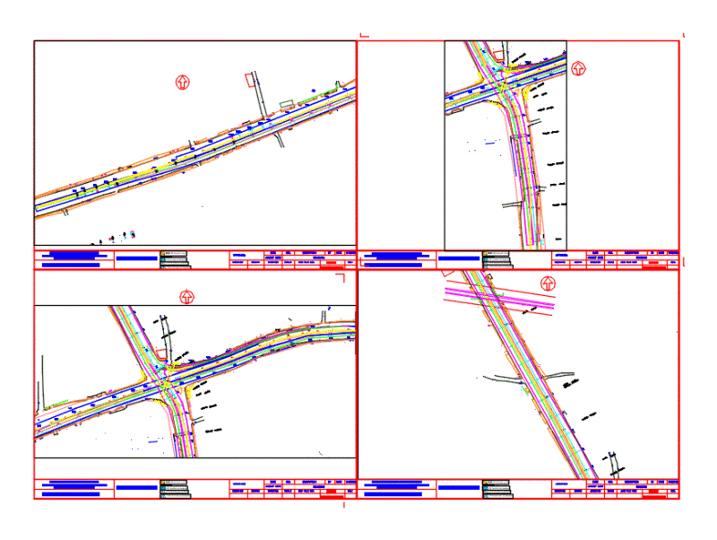 Alignment Design DWG Block for AutoCAD